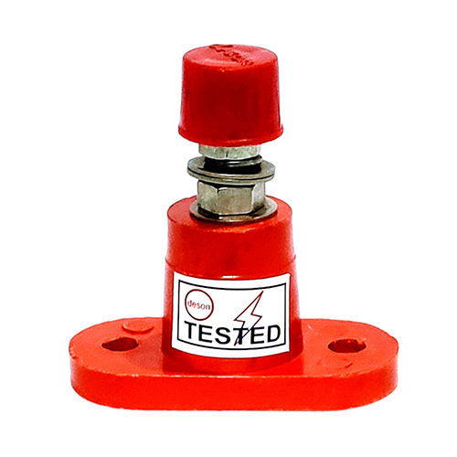 Red M10 Single Terminal Stud Application: Industrial