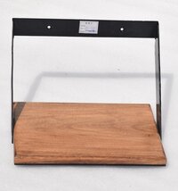 12 Inch Wooden Plate With Metal Handle - Assembly: No Assembly Required