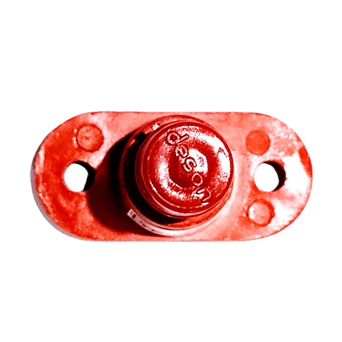 Red M10 Single Terminal Stud