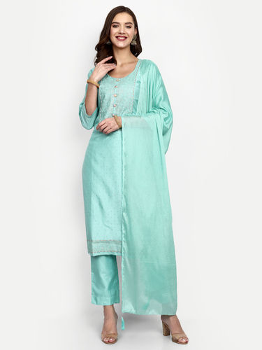 Sky Silk Designer Salwar Suits Set