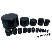 Black Pvc Vinyl Caps