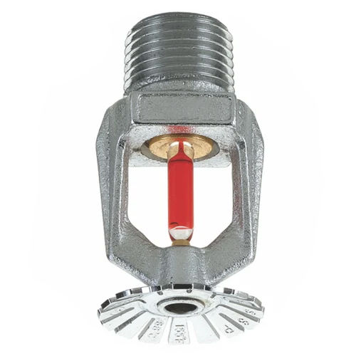 Pendent Sprinkler - Brass Material, 1/2 Inch Thread Size, Silver Color | Fire Safety Use, Warranty Included, K-Factor 5.6