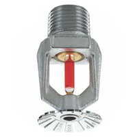 Pendent Sprinkler - Brass Material, 1/2 Inch Thread Size, Silver Color | Fire Safety Use, Warranty Included, K-factor 5.6