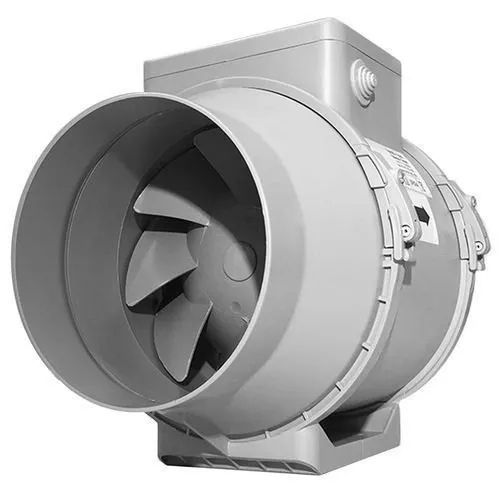 Mixed Flow Inline Duct Fan Installation Type: Wall Mounted