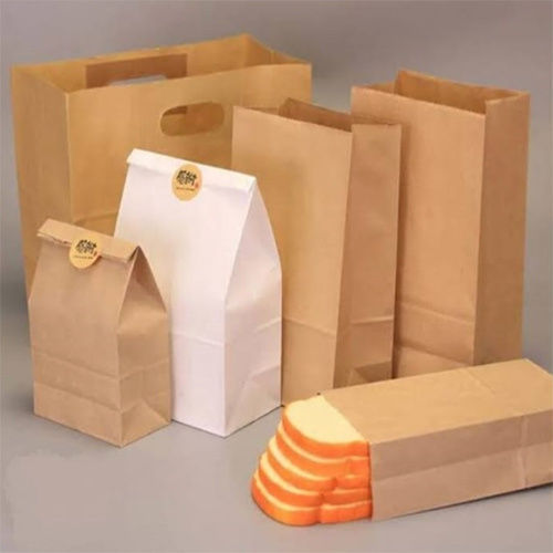 Moisture Proof Customized Printed Food Take Away Paper Bag