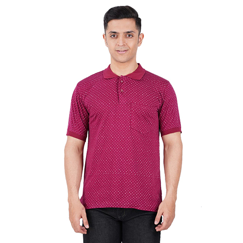 Maroon Polo T Shirt