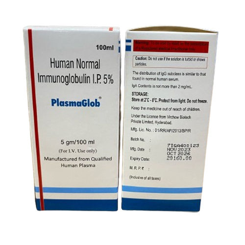 100Ml Human Normal Immunoglobulin Ip 5% General Medicines