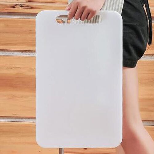 GENTRE Cutting Boards Plastic Cutting Board for Family, With Handle for Easy Cleaning, Suitable for Cutting All Kinds of Food, Size40cm*25cm