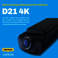 Built-in Design 4K Dashcam for vehicles (VUEROID D21 4K)