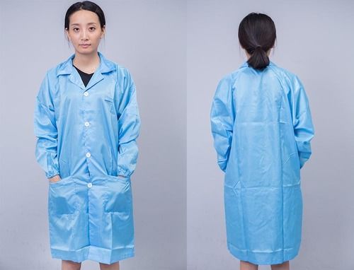 Esd Antistatic Garments - Color: Blue/Green/Grey/Black/Yellow/Pink