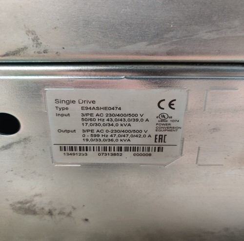 LENZE E94ASHE0474 SERVO DRIVES