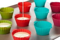 Oxo Good Grips Silicone Baking Cups - Pvc Material, 3.1 X 3.4 X 3.7 Inches | Multicolor Design For Versatile Baking And Easy Cleanup