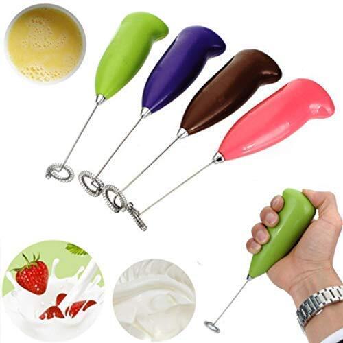 Mitsico Mini Coffee Milk Egg Beater Electric Foam Hand Blender Mixer Classic Sleek Design