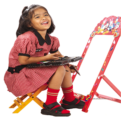 Girls Pink Color School Uniform