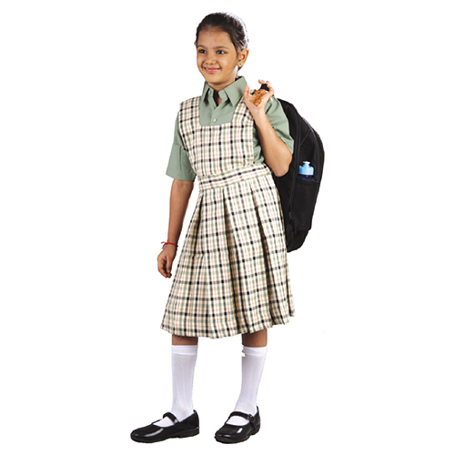 Girl Green Colour Uniform