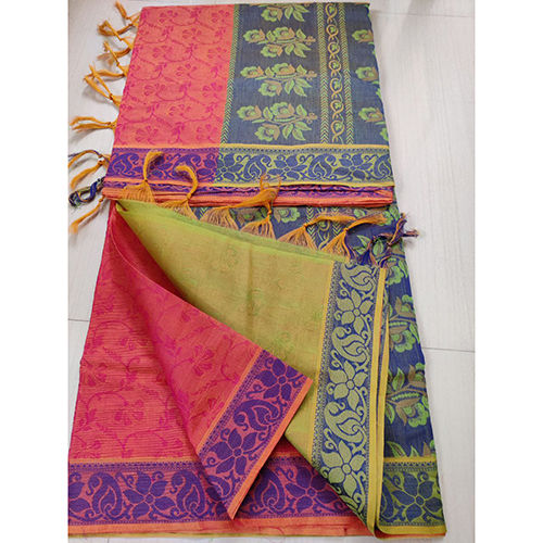 Premium Quality Pure Kanchi Chettinad Cotton Saree