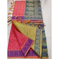 Premium Quality Pure Kanchi Chettinad Cotton Saree