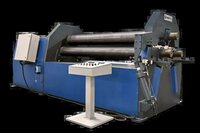 3 Roll Pyramid Type Rolling Plate Bending Machine - Color: Blue