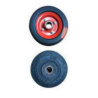Trolley Wheel - Durable Polypropylene Material, Red And Black Color | Industrial Grade Support For Diesel Engines