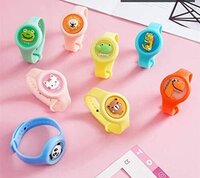 Linvila Silicone Natural Mosquito Repellent Bracelet Band For Adults Kids - Plastic, 10 X 10 X 2 Cm, Multicolor, Oval Shape, Includes Battery | Ideal For Ages 5-11, Personal Use, Lightweight At 100 Grams