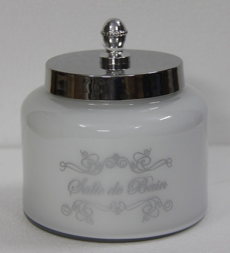 Glass Jar With Metal Top