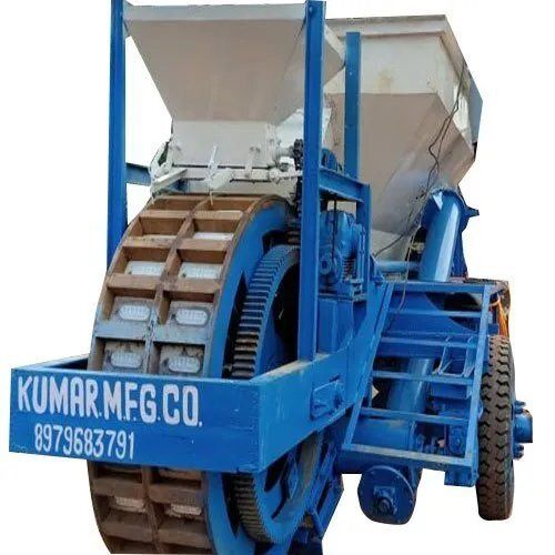 Automatic Double Rotary Clay Brick Making Machine