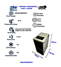 Semi Commercial Refrigerant Dehumidifier  ateD500 50L-Day