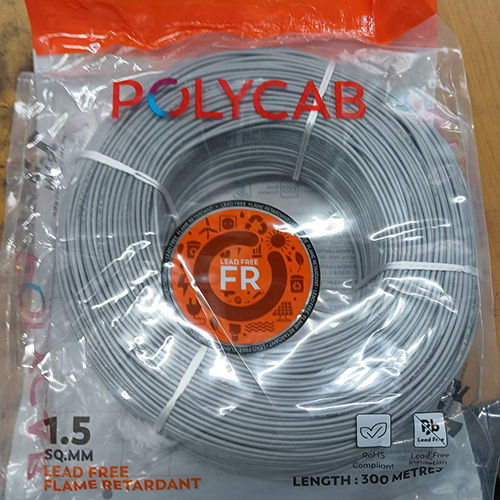 1.5mm 300m Polycab Grey Multi Strand Wire