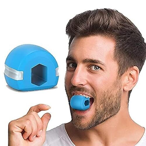 Meetzone Jawline Exerciser For Men And Women Easy To Use Face Chin Mouth Exerciser Fitness Ball For Jaw Toner Shaper Facial Exercise Tools Equipment, Jaw Muscle Exerciser (1pc/Multicolour)