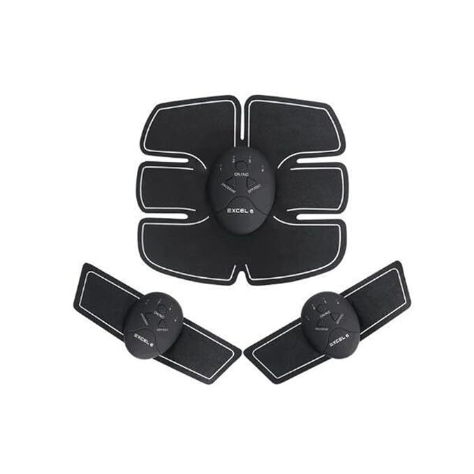 Lucrane Smart Ems Wireless Electric Abdominal Trainer/Massager and Toner ABS Adjust Muscle Stimulator