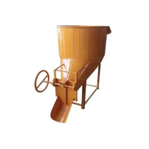 Tower Crane Concrete Bucket - Mild Steel, 0.5 CUM, 0.75 CUM, 1 CUM | Yellow, Ideal for Column Concreting, 3MM & 4MM Sheet Thickness