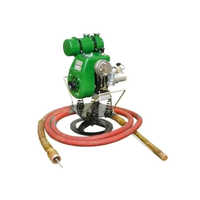 Petrol And Kerosine Needle Vibrator - Mild Steel, 2.5 M Length, 33 Mm Outer Diameter | Ideal For Concrete Compaction In Outdoor Projects