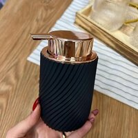 Mitsico 400 Ml Foam Soap Dispenser Bottle Ceramic Foam Dispenser Hand Wash Set - Cavity Quantity: Single