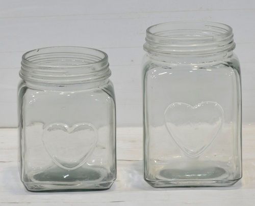 8 Inch Glass Jar Set