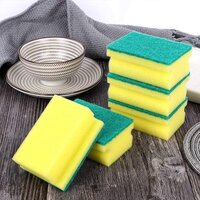 BAWHOHM Sponges 5 Pcs/Pack Washing Sponge Kitchen Cleaning Tool Home Essential Color Random Household Wave Sponge High Quality Wholesale (Color : OneColor)