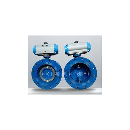 Stainless Steel Double Flange Metal Seat Accurator Butterfly Valve