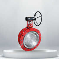 Double Flange Trippal Offset Metal Seated Butterfly Valve