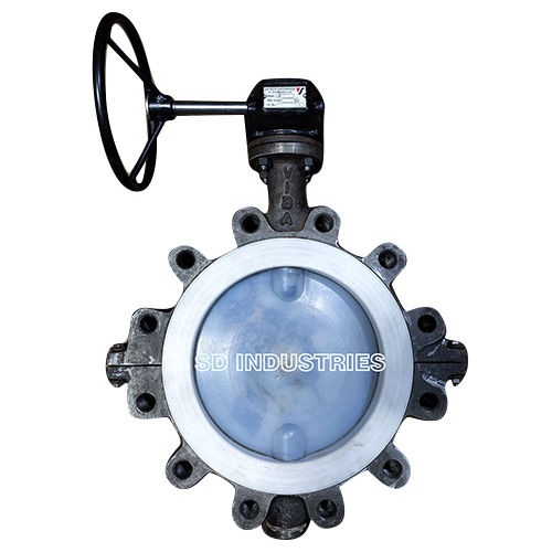 Stainless Steel Lug Type Centric Disc Ptfe Seat Butterfly Valve