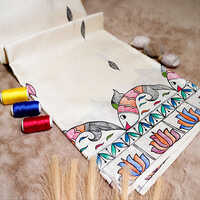 Antique White Silk Saree - Pure Silk Material, Multicolor Design | Elegant Casual Wear for All Seasons