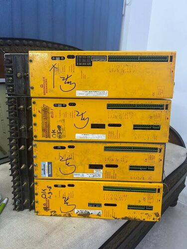 Baumuller Drive - Stainless Steel, Yellow | Original Trutzschler Carding Spares for DK 760, DK 803, DK 903 in Running Condition