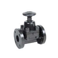 Diaphragm Valve - 15 Mm Nb To 100 Mm Nb , Round Shape, Durable Black Design For Industrial Applications