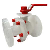 Pvdf Ball Valve - Color: White