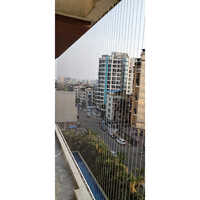 Invisible Grill For Balcony - Color: White
