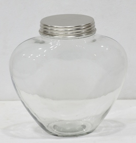 10 Inch New look Glass Jar With Lid