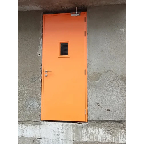 Fire Door With Motorized Lock