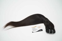 Raw Unprocessed Natural Black Straight Human Hair Weft Extensions