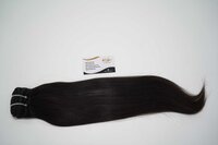 Raw Unprocessed Natural Black Straight Human Hair Weft Extensions