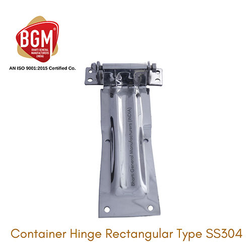 Container Door Locks Hinge Rectangular Type SS 304