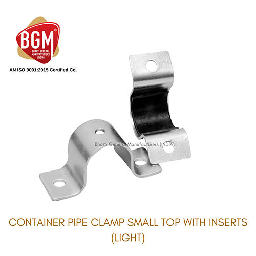 Container Door Locks Pipe Clamp Small Top With Inserts (Light)