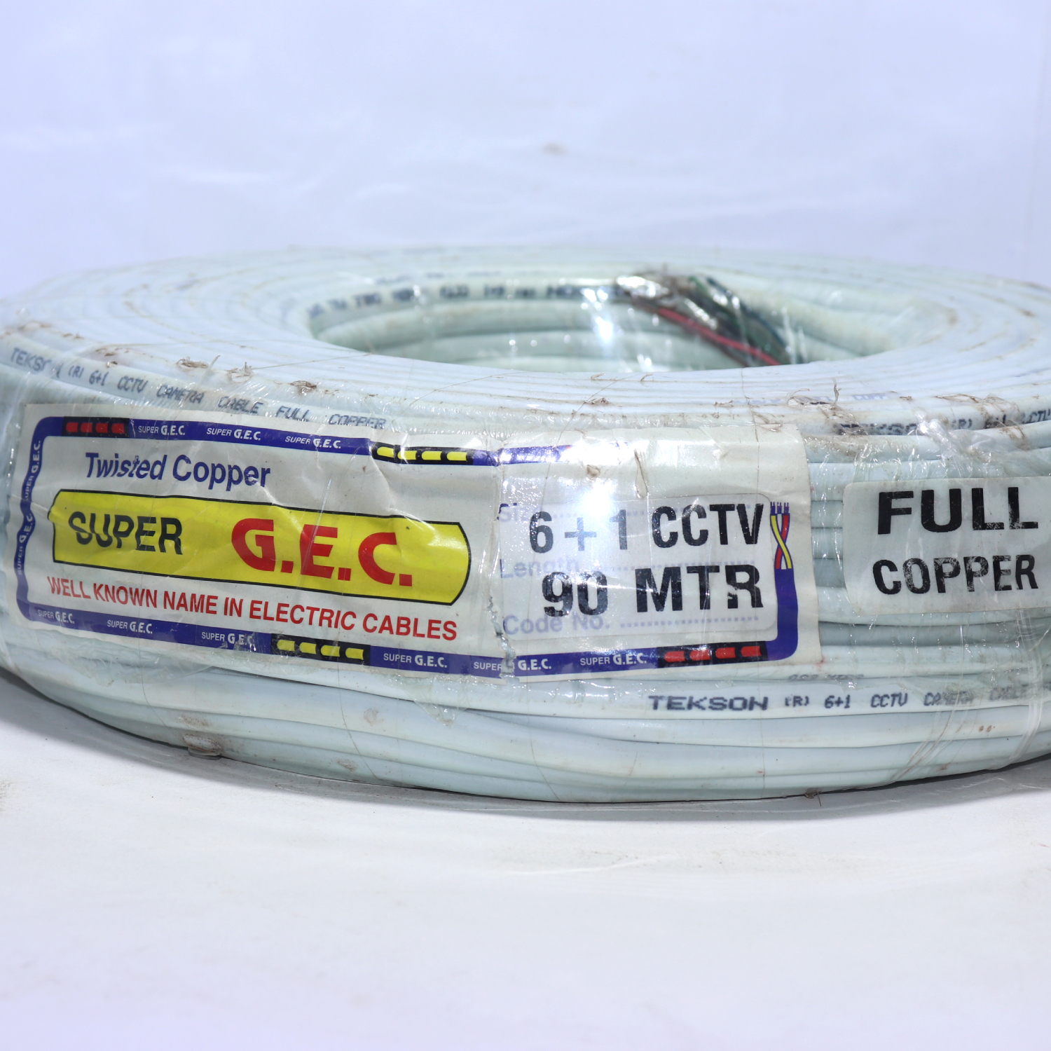 6+1 CCTV Camera Wire Copper (90 MTR)